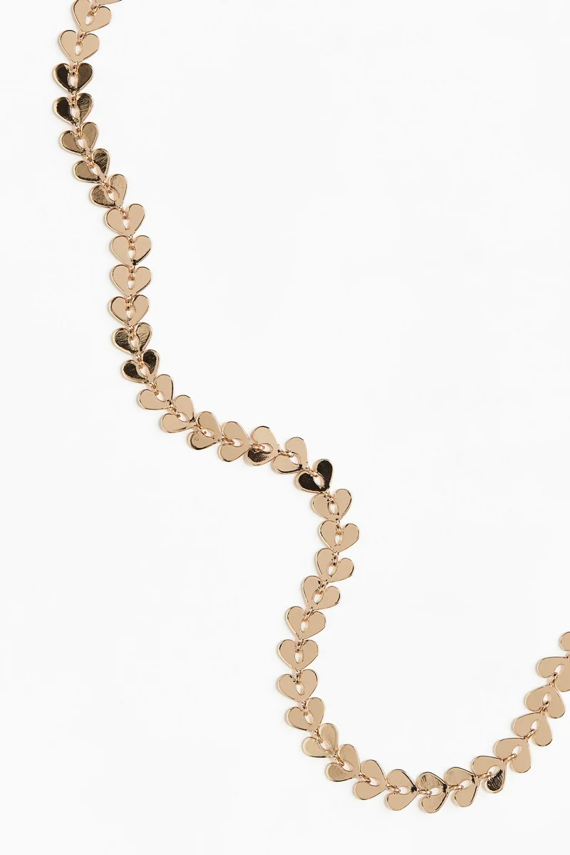 H&M Heart-chain necklace